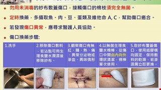 傷口換藥步驟及注意事項/SCU1