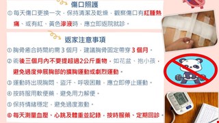 冠狀動脈繞道手術返家照護/12C