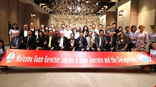 The Governor Lourdes A. Leon Guerrero and delegation from Guam welcomed by China Medical University Hospital in Taiwan