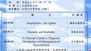 115年03月份內科 Grand Round